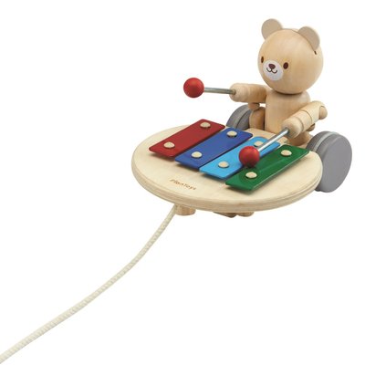 Ourson musical à tirer PLAN TOYS