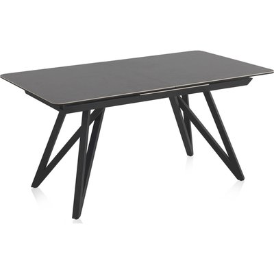 Table extensible  céramique et métal design contemporain RECOLLECTION