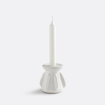 Bougeoir en céramique texturée H9,5 cm, Ilia LA REDOUTE INTERIEURS