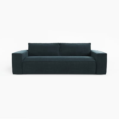 Canapé convertible express 160cm 3 places en velours JOAN SIA HOME