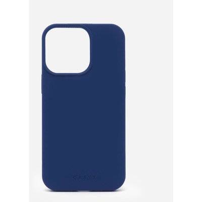Coque iPhone 14 Pro silicone Bleu Fonce M CASYX