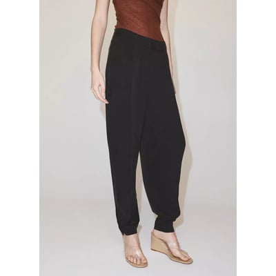 Pantalon bouffant taille mi-haute MANGO