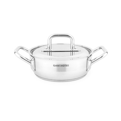 Faitout inox 24x8,5cm induction GAM HOTEL