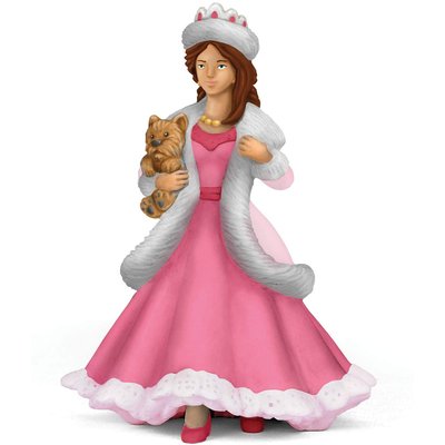 Figurine Princesse au petit chien PAPO