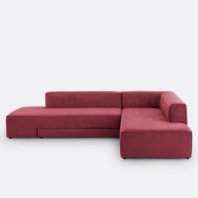 Canapé angle convertible velours texturé, Ginosa LA REDOUTE INTERIEURS
