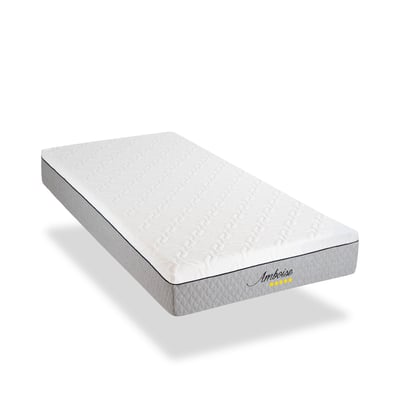 Matelas Amboise - Mousse mémoire de forme - Fabriqué en France - 24 cm d'épaisseur - Accueil moelleux, soutien ferme BELLECOUR
