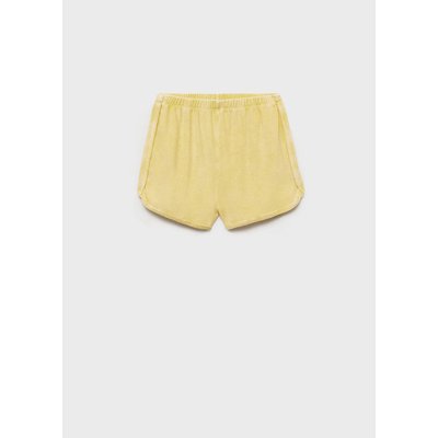 Short en coton bouclette overdyed MANGO