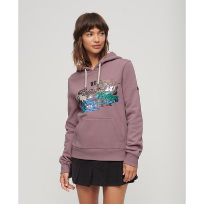 Sweat à capuche Vintage Logo japonais SUPERDRY