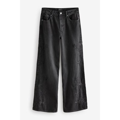 Jean large brodé NEXT
