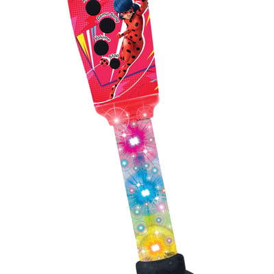 Microphone Miraculous avec tube lumineux et enceinte LEXIBOOK