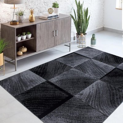 Tapis de couloir tissé motif géométrique SIPUR UN AMOUR DE TAPIS