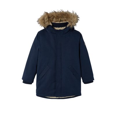 Parka à capuche doublée sherpa VERTBAUDET