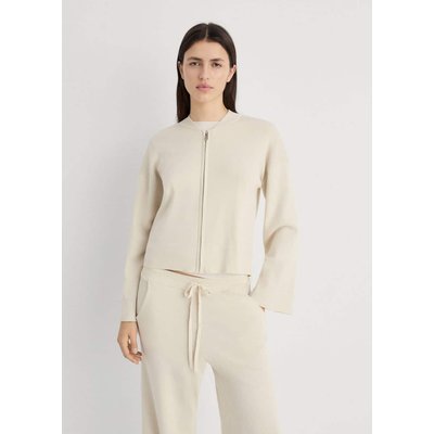 Veste zippée maille côtelée MANGO