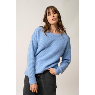 Pull Col Rond 4 Fils Sky Louna JUST CASHMERE