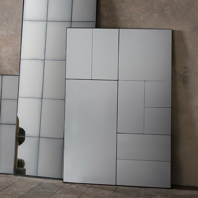 81 x 122cm Black Abstract Mirror SO'HOME
