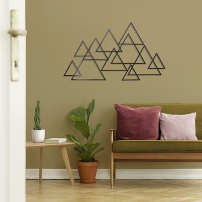 Triangles modernes Métal ART FOR THE HOME