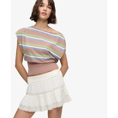 Mini-jupe Ibiza coupe décontractée SUPERDRY