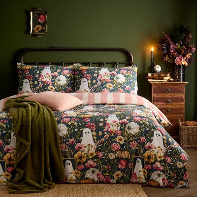 Bootanical Printed Reversible Duvet Cover and Pillowcase Set FURN.