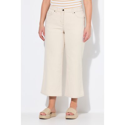 Jupe-culotte en jean. Coton bio non teinté. ULLA POPKEN