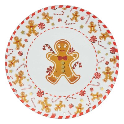Lot de 12 dessous d'assiette Pain d'épice ATMOSPHERA