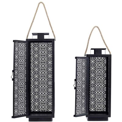 Lanterne en métal ajouré (Lot de 2) CMP