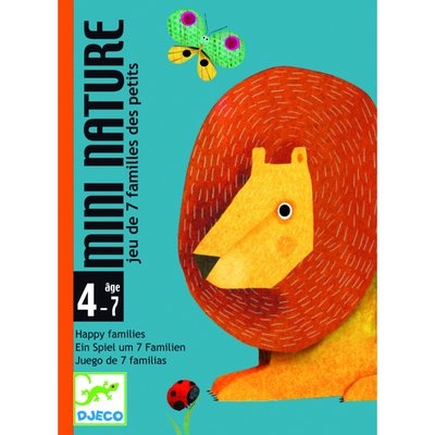 Jeu de 7 familles Mini nature DJECO
