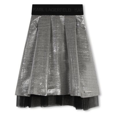 Jupe midi métallisée KARL LAGERFELD KIDS