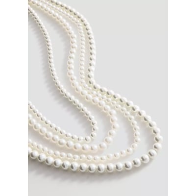 Collier combiné perles MANGO