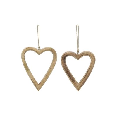 Coeur à suspendre en manguier (lot de2) AUBRY GASPARD