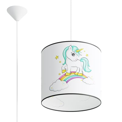 Suspension PVC Multicolore E27 1 Licorne 30 EDEN