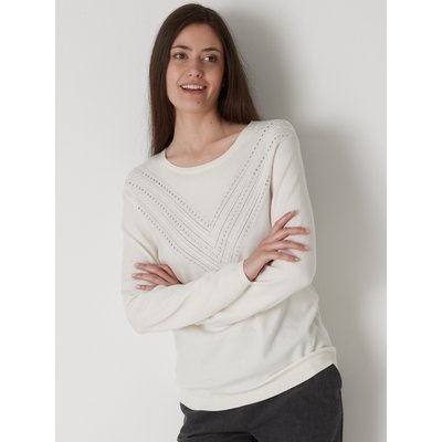 Pull maille fantaisie détails rivets DAXON