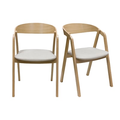 Chaises scandinaves empilables (lot de 2) LOVA MILIBOO
