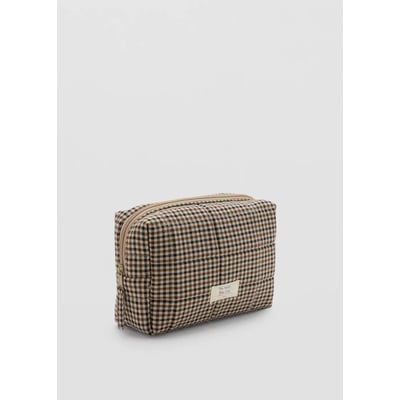Trousse de toilette à carreaux MANGO BABY