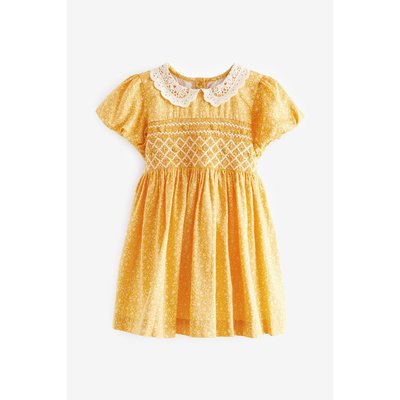 Robe froncée à col dentelle NEXT