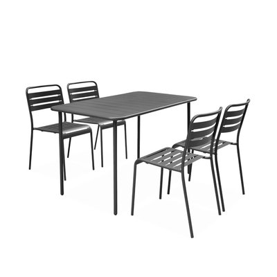 Table de jardin métal 4 chaises AMÉLIA SWEEEK