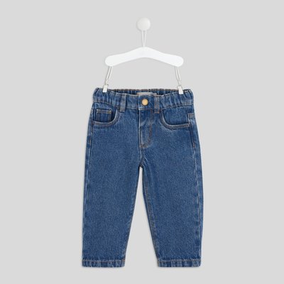 Pantalon en denim uni, certifié Oeko-Tex BOUT'CHOU