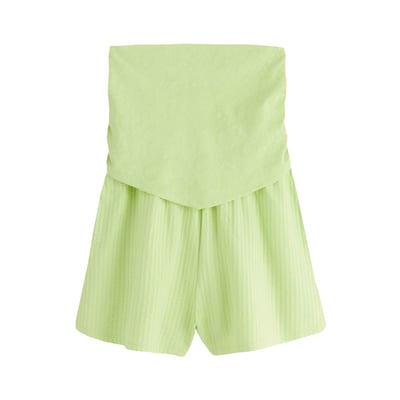 Combi-short bandeau jersey ourlet broderie NEXT