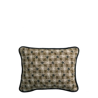 Housse de coussin polycoton BLANC D’IVOIRE