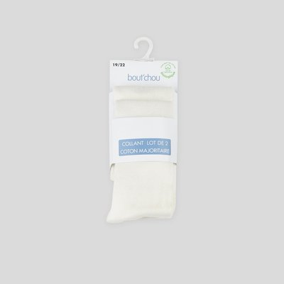 Lot de 2 paires de collants en jersey BIO BOUT'CHOU