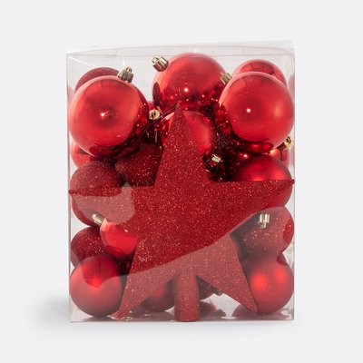 Set van 33 Kerstboom versieringen, Caspar LA REDOUTE INTERIEURS