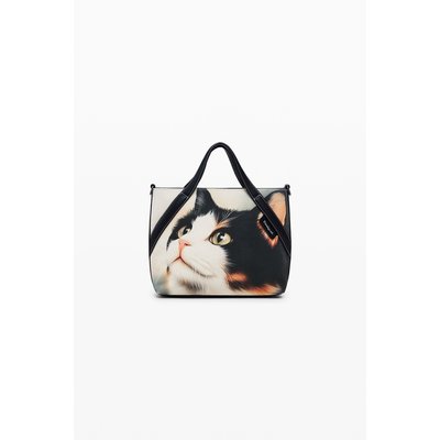 Desigual - Sac cabas chat moyen DESIGUAL