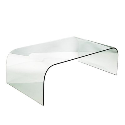 Table basse en verre, rectangulaire RECOLLECTION