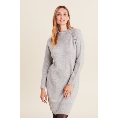 Robe pull droite col montant BREAL
