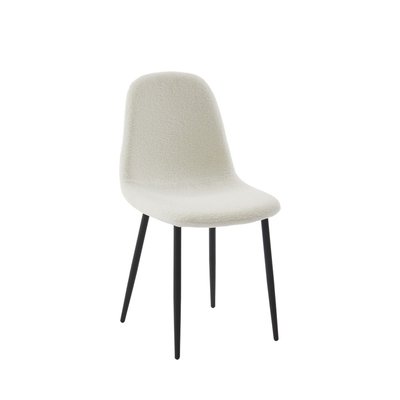 Lot de 4 chaises en tissu bouclette - Heki DRAWER