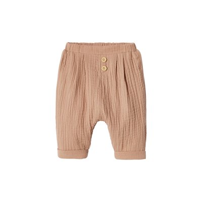 Pantalon coupe sarouel en gaze de coton VERTBAUDET