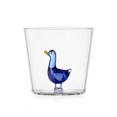 Verre à eau canard  Animal Farm Blue Goose ICHENDORF
