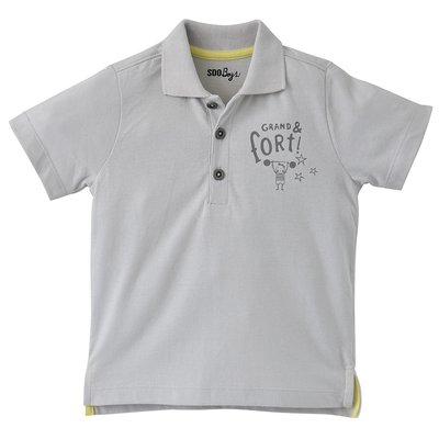 Polo Uni Gris SUCRE D'ORGE