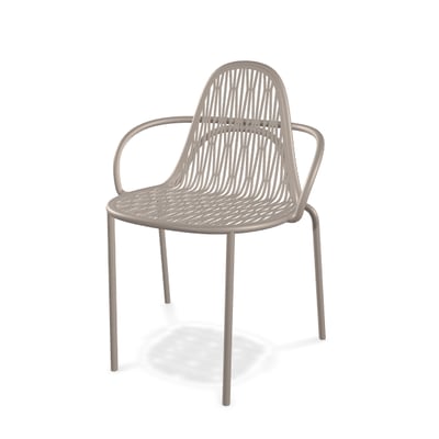 Chaise de jardin empilable en métal (lot de 2), MALVASIA SCAB DESIGN
