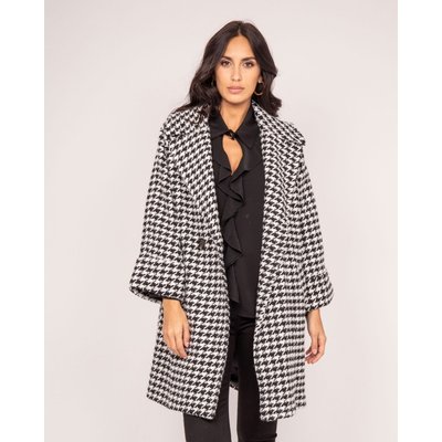 Manteau femme motif pied de poule La Redoute