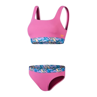 Ensemble de maillot de bain 2 pièces motif/style ondulé SPEEDO
